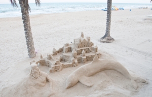 Sand Sculpture on Guardamar Beach
