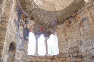 Inside the first St. Nicholas Church